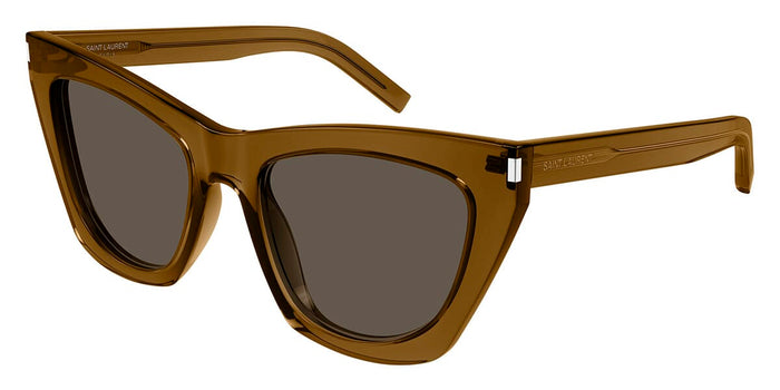 Saint Laurent SL 214 #colour_shiny brown/brown with light mirror