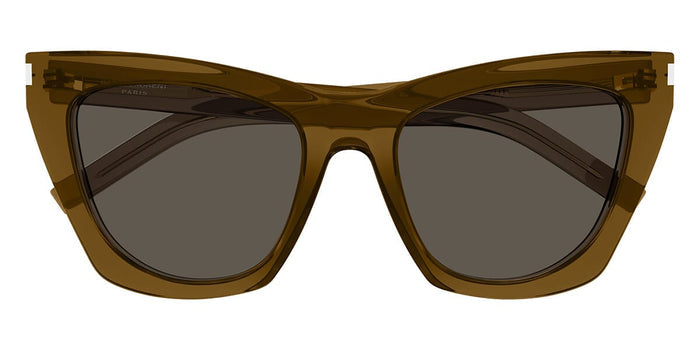 Saint Laurent SL 214 #colour_shiny brown/brown with light mirror