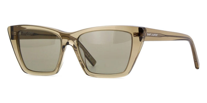Saint Laurent SL 276 Sun #colour_brown crystal/grey with light mirror
