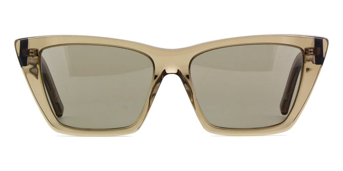 Saint Laurent SL 276 Sun #colour_brown crystal/grey with light mirror