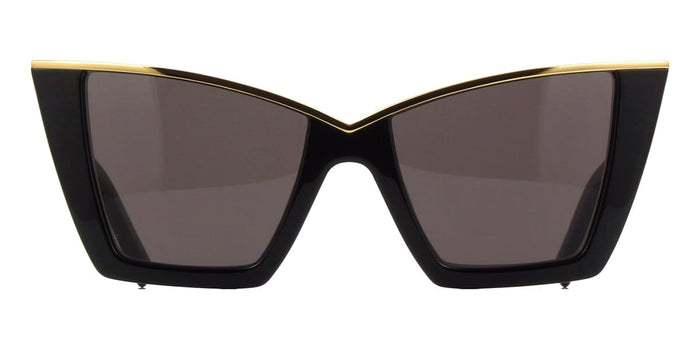 Saint Laurent SL 570 #colour_shiny black with gold/dark grey smoke