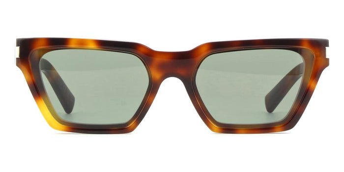 Saint Laurent SL 633 #colour_shiny dark havana/green with light mirror