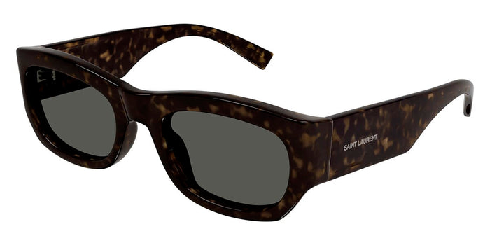Saint Laurent SL 713 #colour_shiny dark havana/grey with light mirror