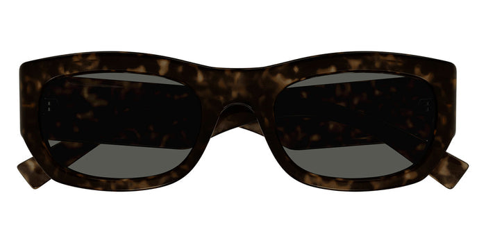 Saint Laurent SL 713 #colour_shiny dark havana/grey with light mirror