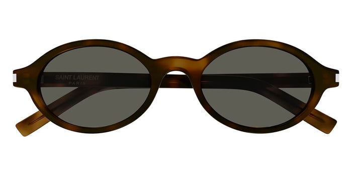 Saint Laurent SL 751 #colour_shiny dark havana/grey