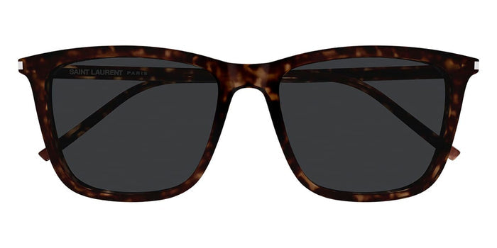Saint Laurent SL 851/K #colour_shiny dark havana/grey with light mirror