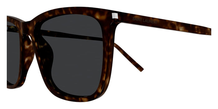 Saint Laurent SL 851/K #colour_shiny dark havana/grey with light mirror
