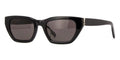 Saint Laurent SL M127/F #colour_shiny black/grey with light mirror