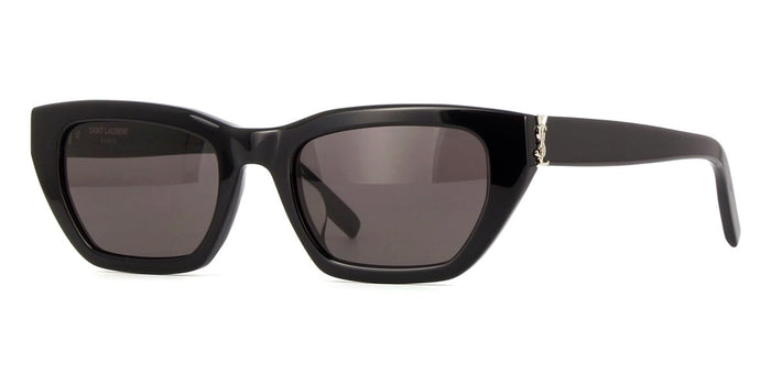 Saint Laurent SL M127/F #colour_shiny black/grey with light mirror
