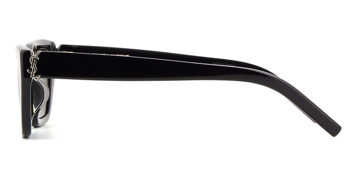 Saint Laurent SL M127/F #colour_shiny black/grey with light mirror