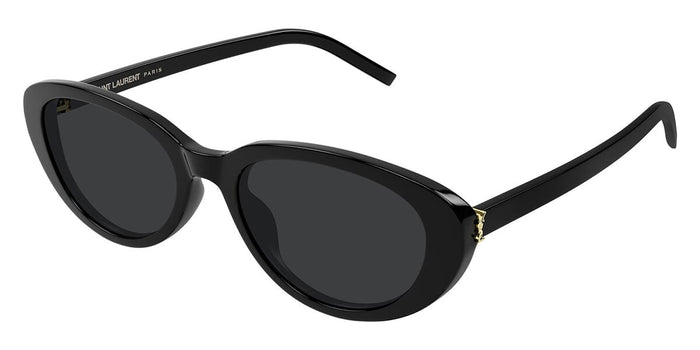 Saint Laurent SL M154/K #colour_shiny black/grey with light mirror