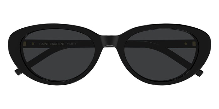 Saint Laurent SL M154/K #colour_shiny black/grey with light mirror