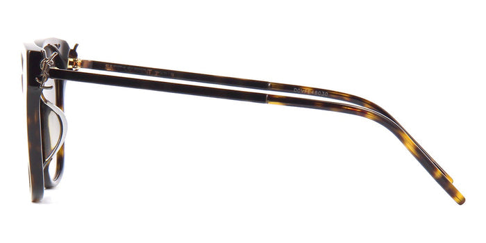 Saint Laurent SL M48S/K #colour_dark havana and spotted gold/grey gradient