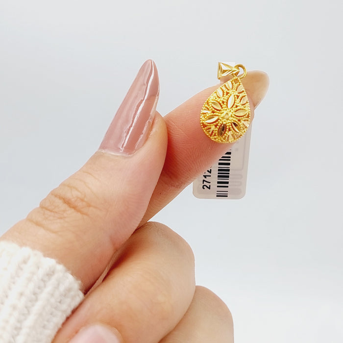 21K Small  Pendant Made of 21K Yellow Gold by Saeed Jewelry-27126
