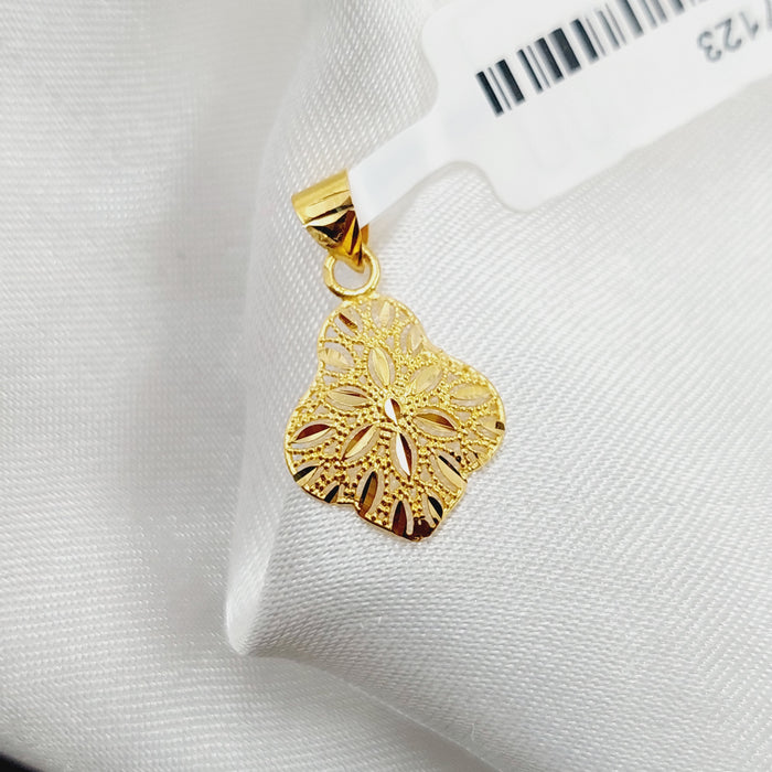 21K Small  Pendant Made of 21K Yellow Gold by Saeed Jewelry-27123