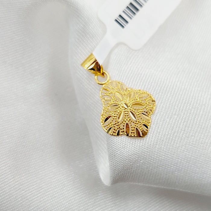 21K Small  Pendant Made of 21K Yellow Gold by Saeed Jewelry-27122