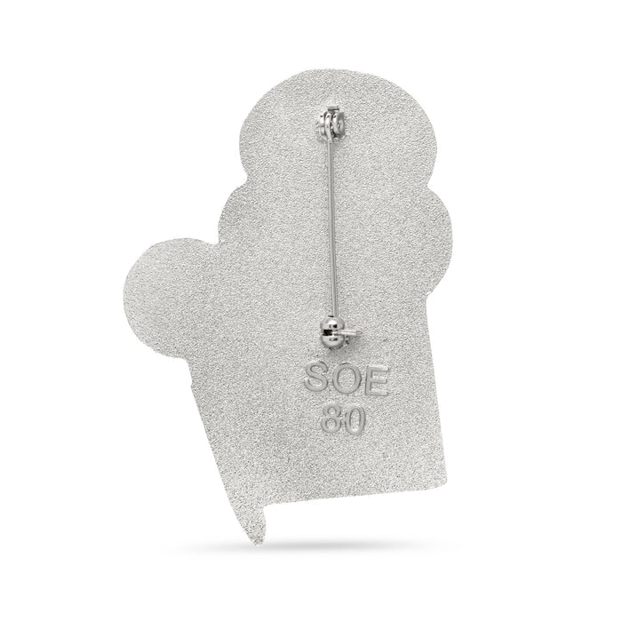 SOE 80 Poppy Badge