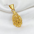 21K Spike Pendant Made of 21K Yellow Gold by Saeed Jewelry-26866