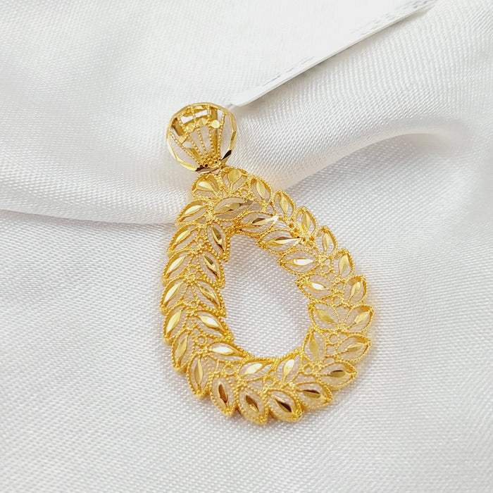 Spike Pendant Made Of 21K Yellow Gold by Saeed Jewelry-28536