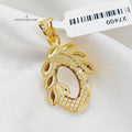 Spike Pendant Made Of  21K Yellow Gold by Saeed Jewelry-27400