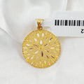 Spike Pendant Made Of 21K Yellow Gold by Saeed Jewelry-28432