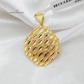 21K Spike Pendant Made of 21K Yellow Gold by Saeed Jewelry-26968