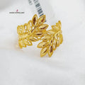 21K Spike Ring (spike) Made of 21K Yellow Gold by Saeed Jewelry-26324