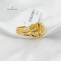21K Spike Ring Made of 21K Yellow Gold by Saeed Jewelry-27100