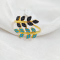 21K Spike Ring Made of 21K Yellow Gold by Saeed Jewelry-25420