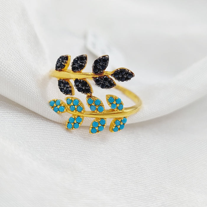 21K Spike Ring Made of 21K Yellow Gold by Saeed Jewelry-25420