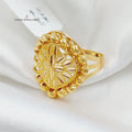 21K Spike Ring Made of 21K Yellow Gold by Saeed Jewelry-27047