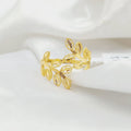 Spike Ring Made Of 21K Yellow Gold by Saeed Jewelry-28164