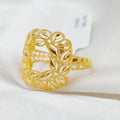 21K Spike Ring Made of 21K Yellow Gold by Saeed Jewelry-25244