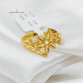 Spike Ring Made Of 21K Yellow Gold by Saeed Jewelry-27494