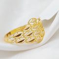 21K Gold Spike Ring by Saeed Jewelry - Image 1