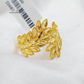21K Spike Ring Made of 21K Yellow Gold by Saeed Jewelry-25128