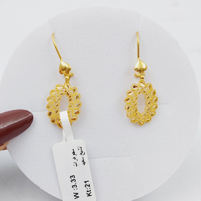 21K Spike Ring Made of 21K Yellow Gold by Saeed Jewelry-25158