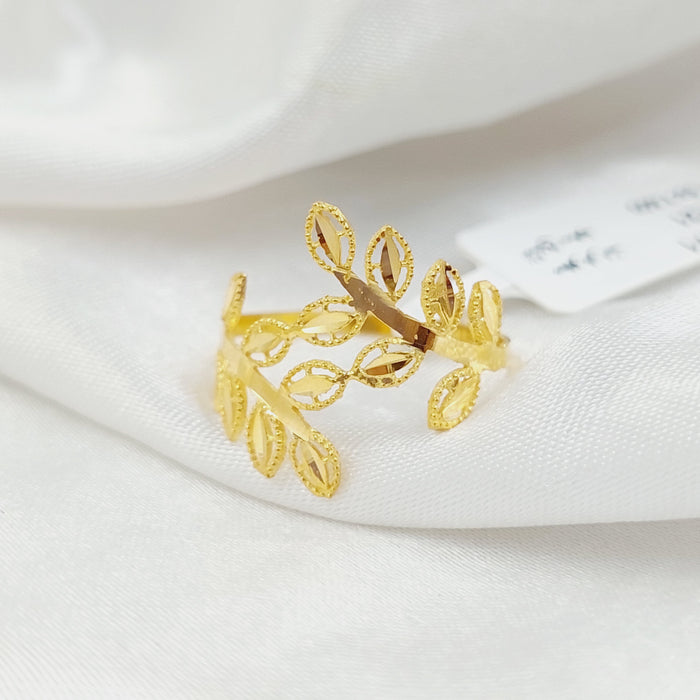 Spike Ring Made Of 21K Yellow Gold by Saeed Jewelry-28164