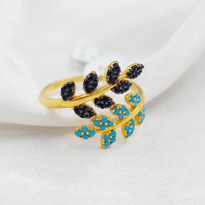 21K Spike Ring Made of 21K Yellow Gold by Saeed Jewelry-25420