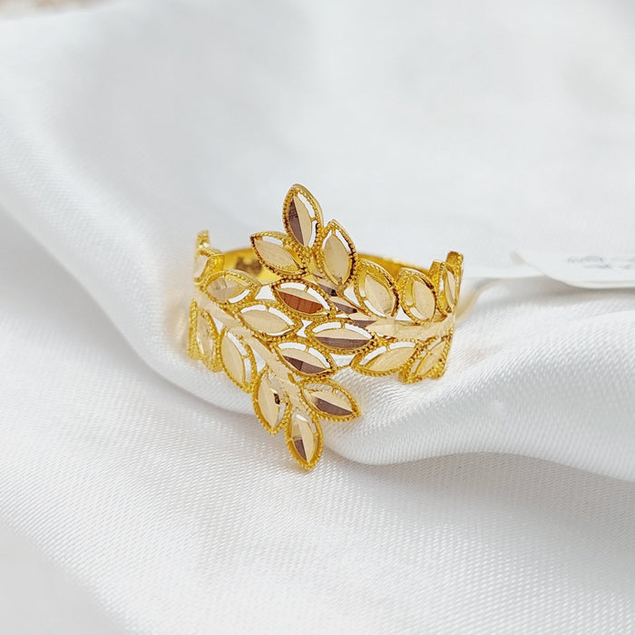 Spike Ring  Made Of 21K Yellow Gold by Saeed Jewelry-28936