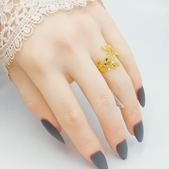 Spike Ring Made Of 21K Yellow Gold by Saeed Jewelry-28163