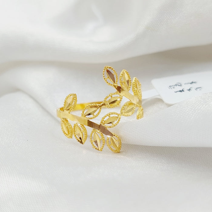 Spike Ring Made Of 21K Yellow Gold by Saeed Jewelry-28164