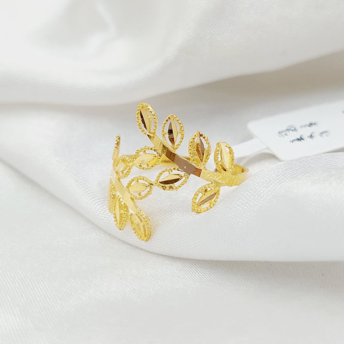 Spike Ring Made Of 21K Yellow Gold by Saeed Jewelry-28163