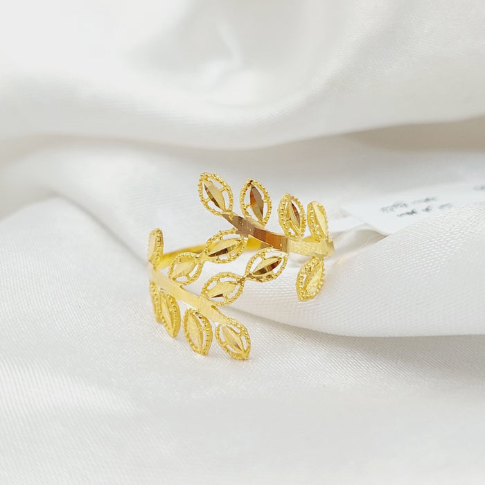 Spike Ring Made Of 21K Yellow Gold by Saeed Jewelry-28164