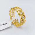21K Spike Wedding Ring Made of 21K Yellow Gold by Saeed Jewelry-20899