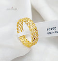 21K Spike Wedding Ring Made of 21K Yellow Gold by Saeed Jewelry-25399