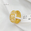 21K Spike Wedding Ring Made of 21K Yellow Gold by Saeed Jewelry-25361