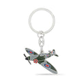 Spitfire Five Petal Poppy Keyring