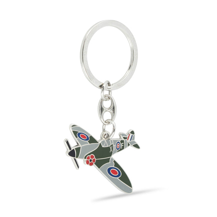 Spitfire Five Petal Poppy Keyring
