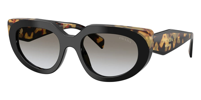 Prada SPRD02S #colour_black and medium tortoise/grey gradient